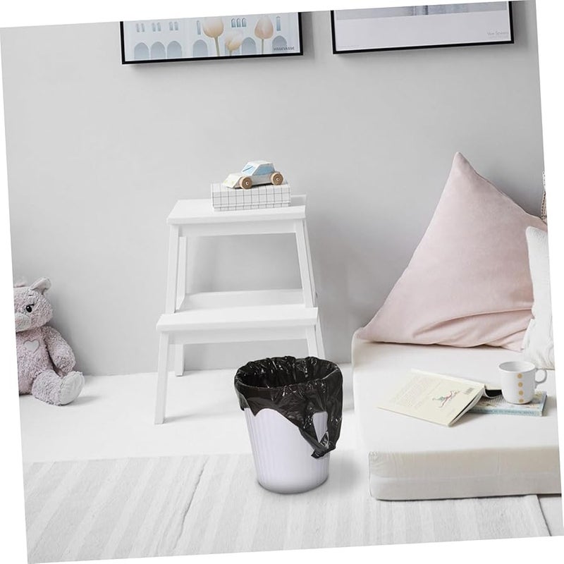 جليافي أكياس قمامة ثقيلة مقاومة للتسرب 5 لفات بمقابض قوية أسود للمنزل المطبخ المكتب - Image 3